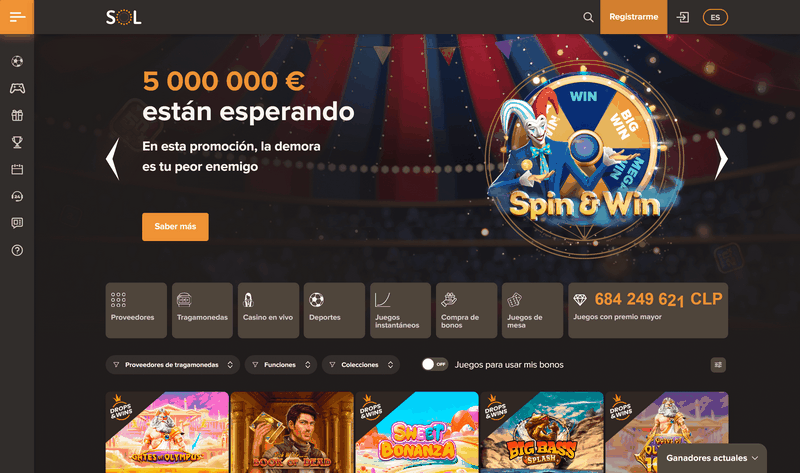 Sol Casino: Un Casino Online Joven, Confiable e Innovador